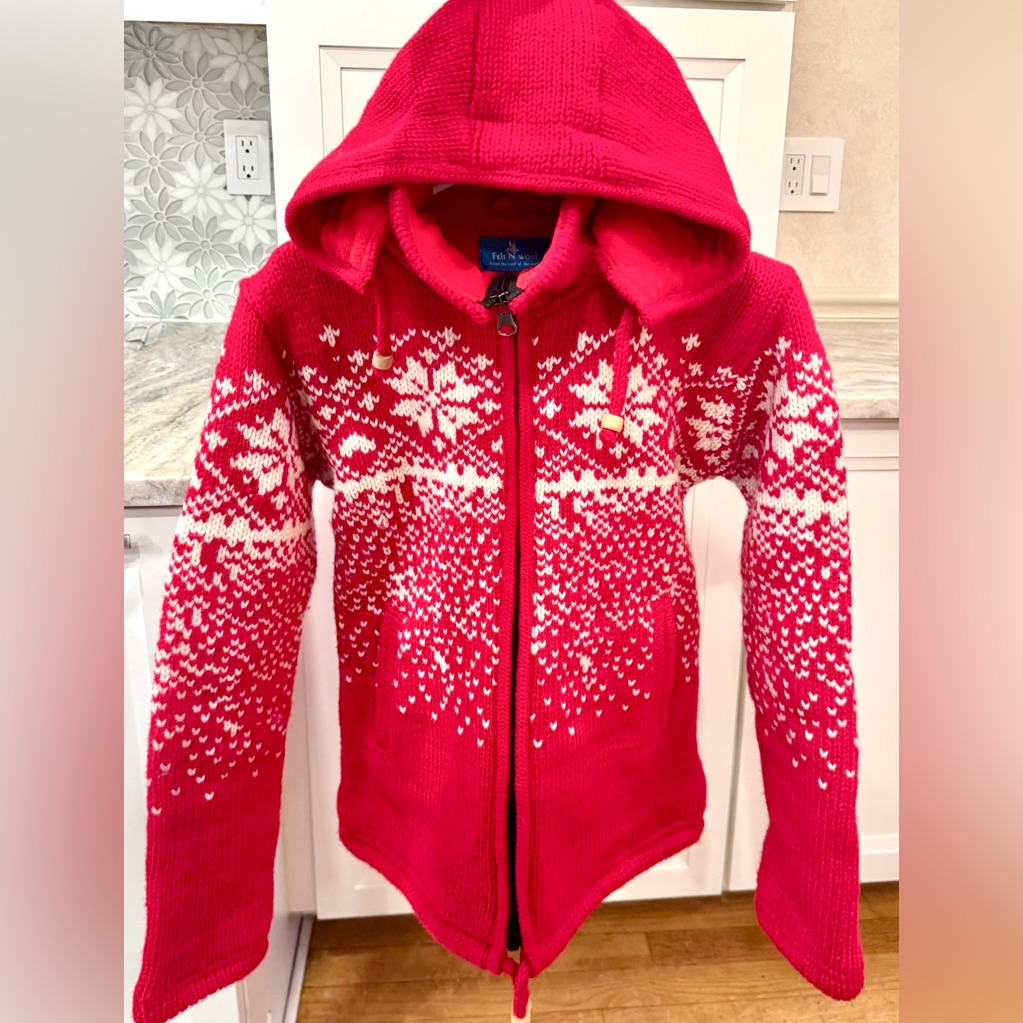 Nwt! Handmade In Nepal ~ 100% Wool Coat!